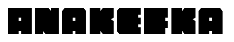 Anakefka font