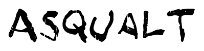 Asqualt font