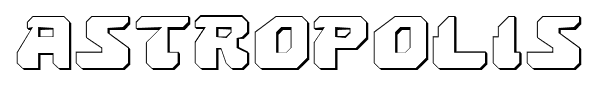 Astropolis font