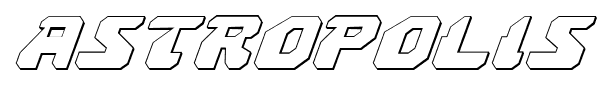 Astropolis font