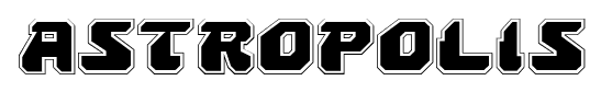 Astropolis font