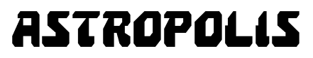 Astropolis font