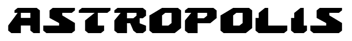 Astropolis font