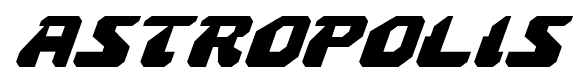Astropolis font