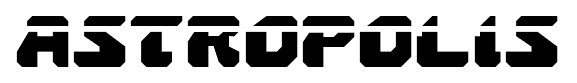 Astropolis font