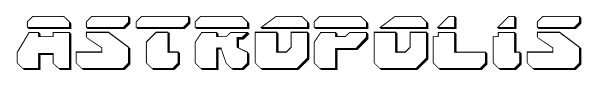 Astropolis font