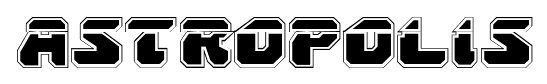 Astropolis font
