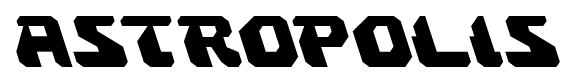 Astropolis font