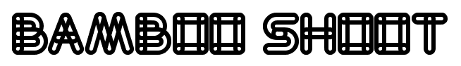 bamboo shoot font