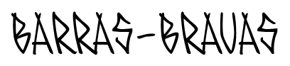 Barras-Bravas font