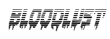 Bloodlust font