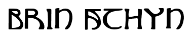 Brin Athyn font