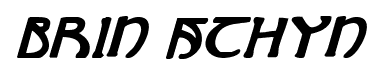 Brin Athyn font