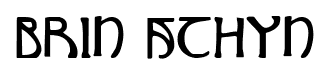 Brin Athyn font