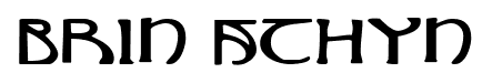 Brin Athyn font
