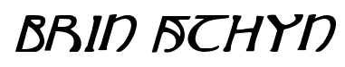 Brin Athyn font