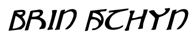 Brin Athyn font
