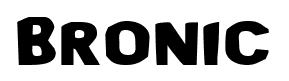 Bronic font