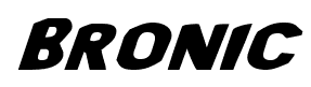 Bronic font