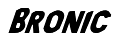 Bronic font