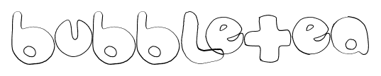 Bubbletea font