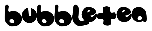 Bubbletea font