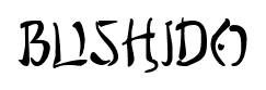Bushido font