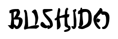 Bushido font