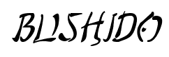 Bushido font
