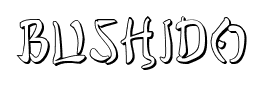 Bushido font