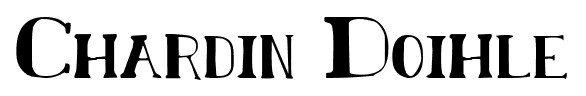 Chardin Doihle font
