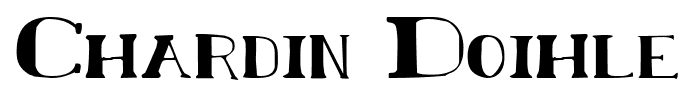 Chardin Doihle font