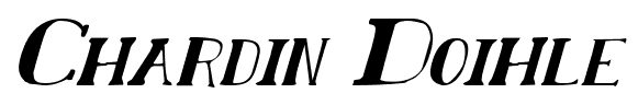 Chardin Doihle font