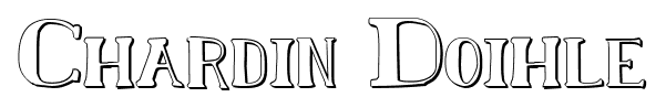Chardin Doihle font