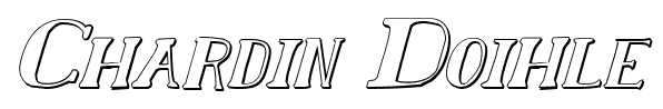Chardin Doihle font