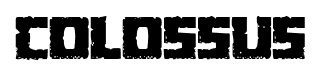 Colossus font