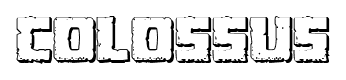 Colossus font