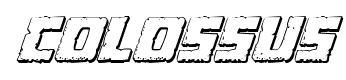 Colossus font