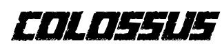 Colossus font