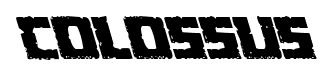 Colossus font