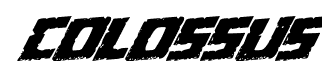Colossus font