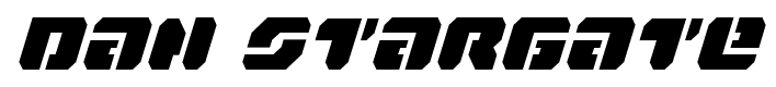 Dan Stargate font