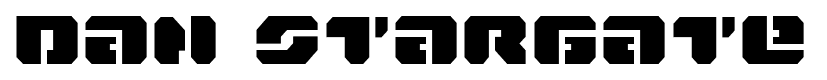 Dan Stargate font