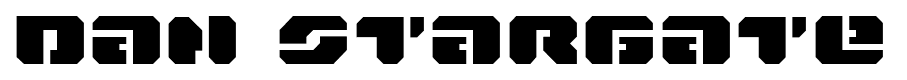 Dan Stargate font