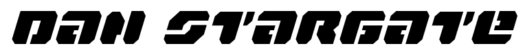 Dan Stargate font