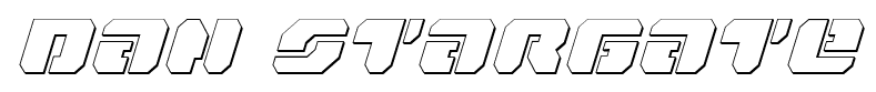 Dan Stargate font
