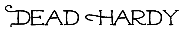 Dead Hardy font