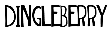 Dingleberry font