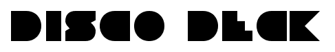 Disco Deck font