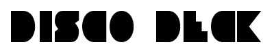 Disco Deck font